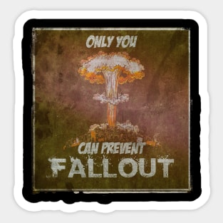 Atomic Fallout! Sticker